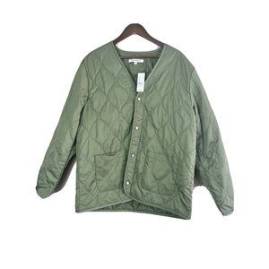 MOVING SALE | NWT Pacsun green quilted jacket Medium